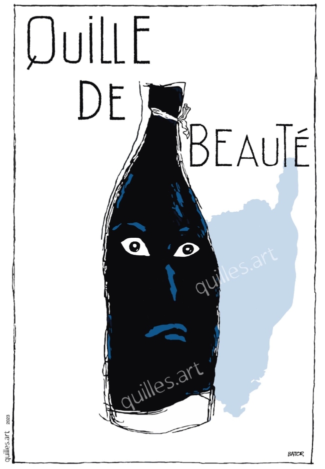 AFFICHE QUILLE DE BEAUTE 30 X 40 CM