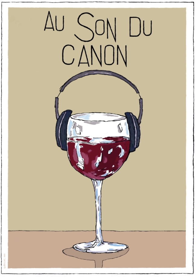 AFFICHE AU SON DU CANON 30 X 40 CM