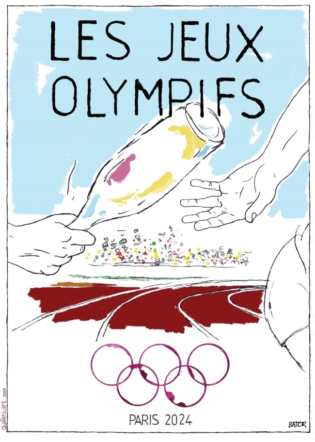 AFFICHE JEU OLYMPIFS 30 X 40 CM