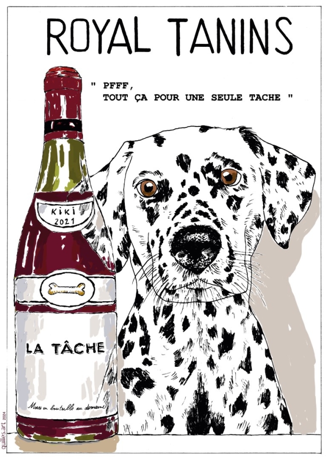AFFICHE DALMATIEN 30 X 40 CM