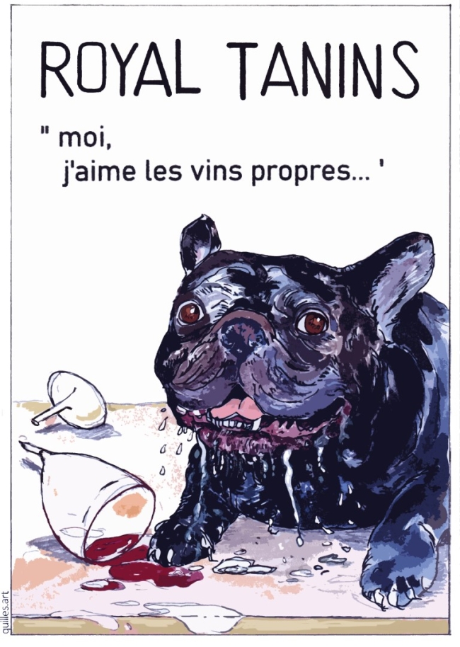 AFFICHE BULLDOG (BAVEUX) 30 X 40 CM