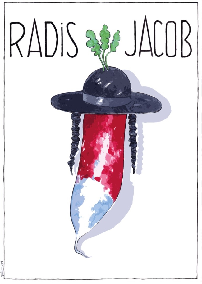 AFFICHE RADIS JACOB 30 X 40 CM 